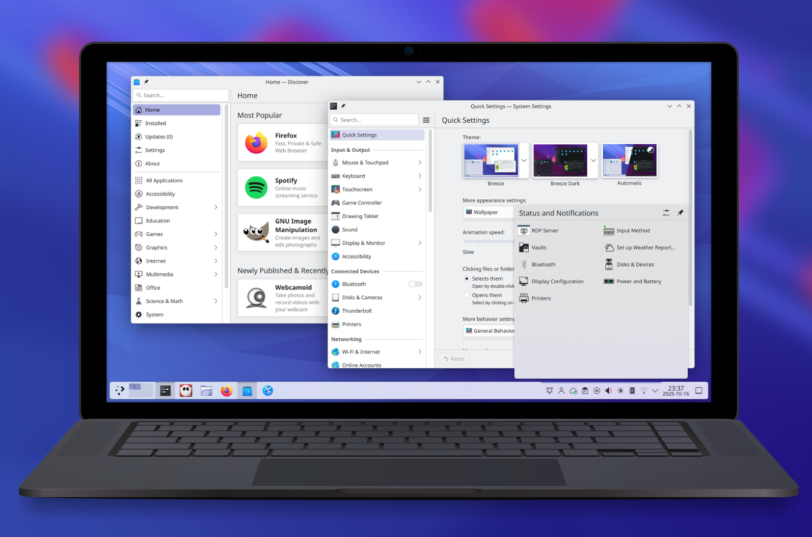 KDE Plasma 6.5 är här